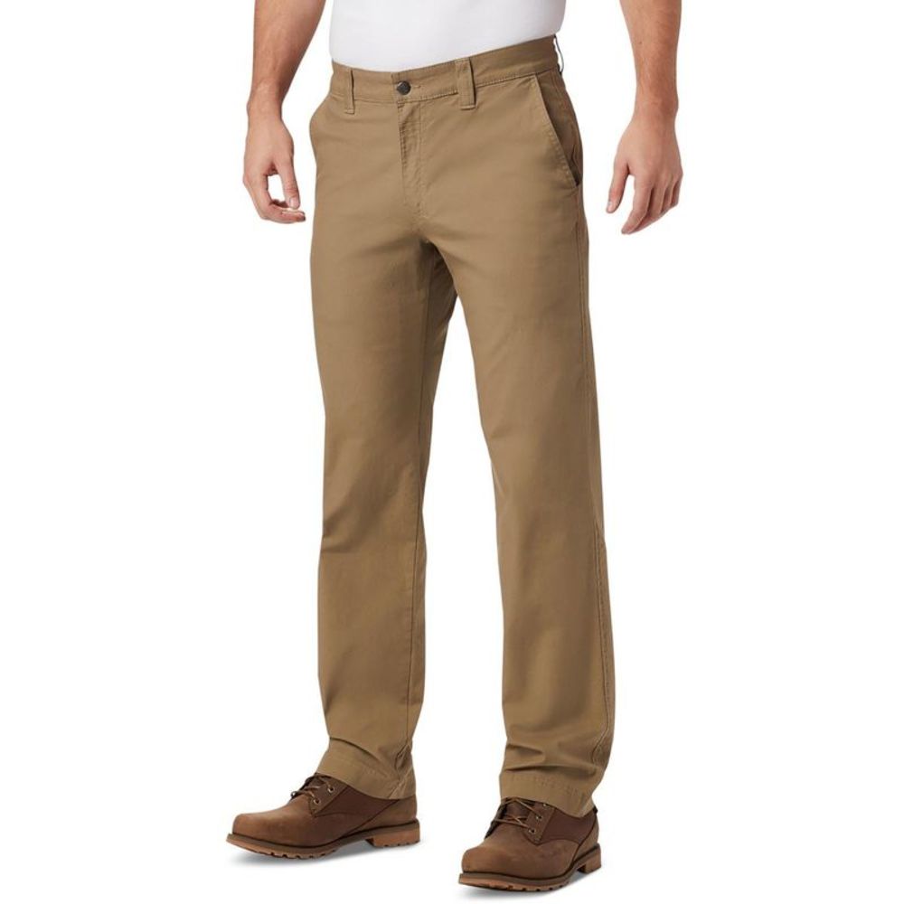 Columbia Mens Roc Beige High Rise Sun Protection Straight Leg Pants NWT
